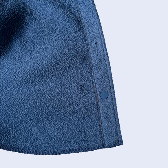 Ms Lee Reversible Southwestern Fleece Shirt Jacket Blue Red Striped 90s - Picture 10 of 11